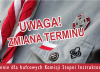 Zmiana terminu
